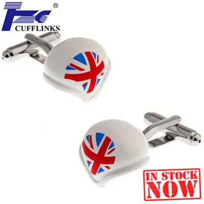 Flag Hat Cufflink Cuff Link 2 Pairs