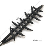 Rubber Bracelets Elastic Charm Bracelet Punk Gothic Bangles