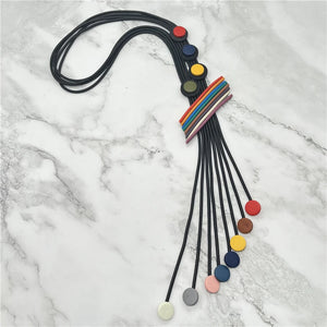Gothic Necklaces for Women Long Sweater Chains Ethnic Jewelry