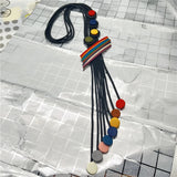 Gothic Necklaces for Women Long Sweater Chains Ethnic Jewelry