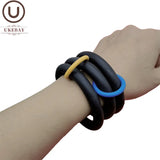 Rubber Bangles Gothic Jewelry Party Accessories Bracelet