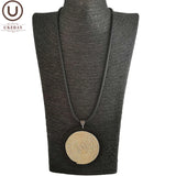Rubber Chain Pendant Necklace Ethnic Jewelry For Party