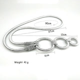 Alloy Pendant Necklaces Circle Metal Jewelry Women Necklace Choker