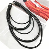 Choker Necklace For Women Rubber Rope Jewelry Punk Accessories