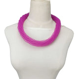 High Street Bright Mesh Choker Necklace - 12 Colors
