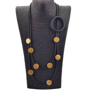 Choker Necklace Wood Jewelry Rubber Chain Wedding Party Accessories