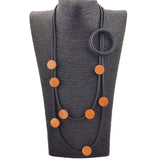 Choker Necklace Wood Jewelry Rubber Chain Wedding Party Accessories