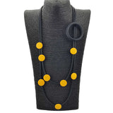 Choker Necklace Wood Jewelry Rubber Chain Wedding Party Accessories