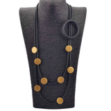 Choker Necklace Wood Jewelry Rubber Chain Wedding Party Accessories