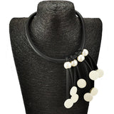 Choker Necklace Pearl Short Sweater Necklace Party Jewelry