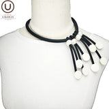 Choker Necklace Pearl Short Sweater Necklace Party Jewelry