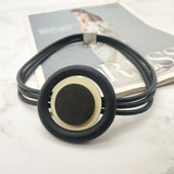 Gothic Chain Choker Necklaces Rubber Jewelry for Women