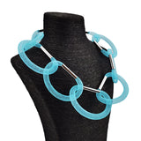 Choker Necklace Gothic Jewelry Chain Mesh Party Accessories