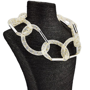Choker Necklace Gothic Jewelry Chain Mesh Party Accessories