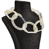 Choker Necklace Gothic Jewelry Chain Mesh Party Accessories