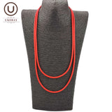 Choker Necklaces Women Chain Rubber Necklace Elasticity Rope Short Sweater Neckl