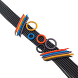 Rubber Chain Tassel Necklace Gothic Jewelry