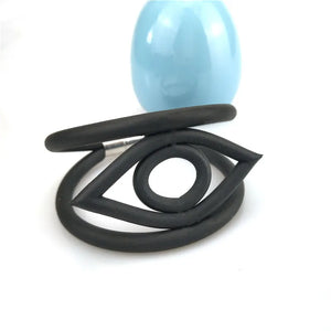 Strange Eyes Geometric Rubber Punk Bracelet Women