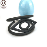 Strange Eyes Geometric Rubber Punk Bracelet Women