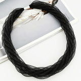 Gothic Mesh Choker Necklace Hollow Jewelry 3 Colors