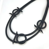 Gothic Pendant Necklace Choker Women Indian Jewelry Rubber Gift