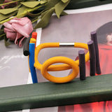 Gothic Statement Bracelets Women Rubber Bangles Multicolor Jewelry Gift