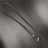 Long Pendant Necklace Adjustable Chain Rubber Jewelry