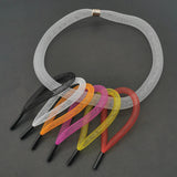 Multicolor Mesh Choker Necklace For Women