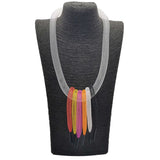 Multicolor Mesh Choker Necklace For Women