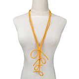 Rubber Statement Necklace for Women Party Accessories