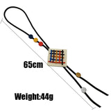 Square Pendant Necklace Women Pendants Jewelry Long Necklace