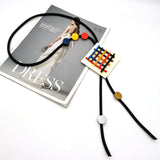 Square Pendant Necklace Women Pendants Jewelry Long Necklace