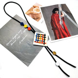 Square Pendant Necklace Women Pendants Jewelry Long Necklace