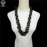 Hyperbole Necklace Rubber Rope Jewelry For Women Pendant Necklace
