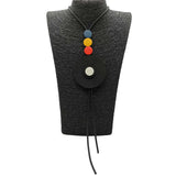 Long Necklaces For Women Rubber Wood Statement Necklace