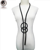 Long Pendant Necklace Women Geometric Wedding Jewellery