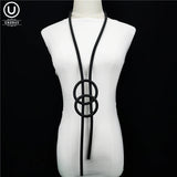 Long Pendant Necklace Women Geometric Wedding Jewellery