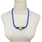 Pearl Bead Pendant Choker Necklace Women