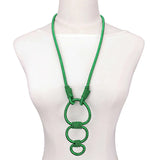 Metal Pendant Necklace Gothic Long Chains