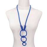 Metal Pendant Necklace Gothic Long Chains