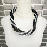 Multicolor Mesh Choker Necklaces Hollow Jewelry Boho Accessories