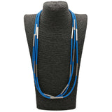 Multicolor Rubber Necklaces For Female Ethnic Necklace Chain Party Choker