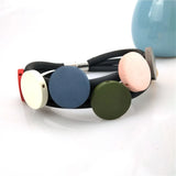 Multicolor Wood Bracelets Women Charm Bracelet Rubber Rope Chains Bangles