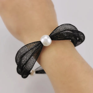 Pearl Bracelets Jewelry For Women Charm Bangles Mesh Chain Body Accessories