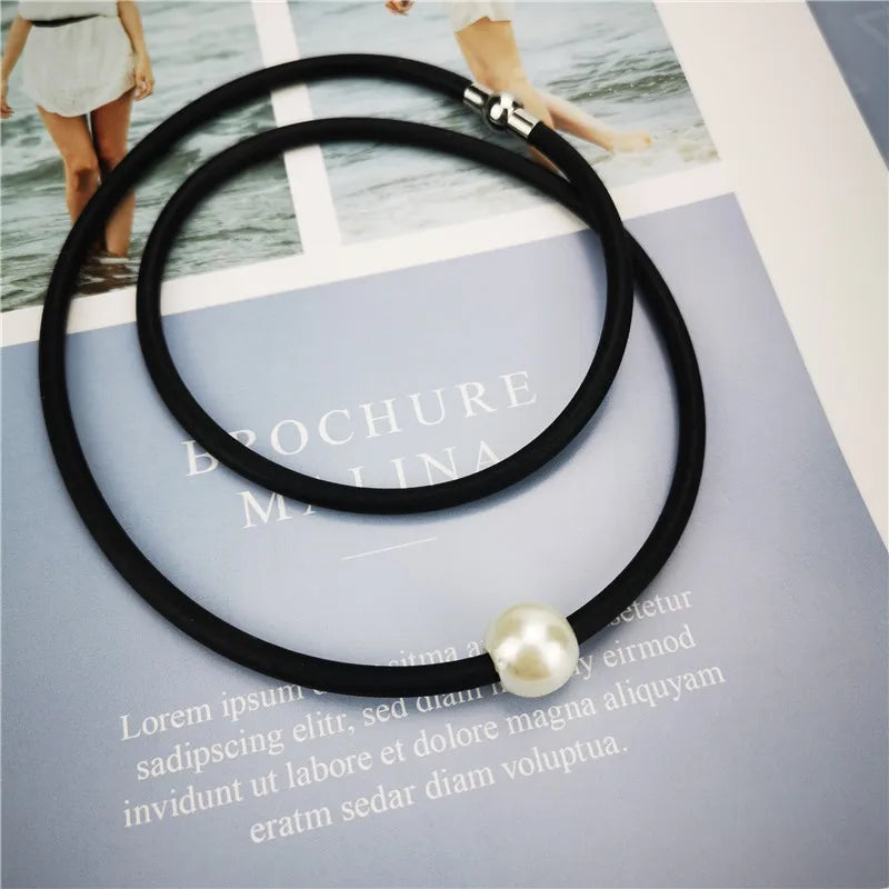 Pearl Women Pendant Necklace Chain Jewelry Dress DIY Necklaces