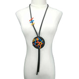 Rubber Pendant Necklace Women Jewelry Long Clothes Chain