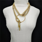 Punk Necklace Strange Jewelry Female Pendant Necklaces 3 8 Wears