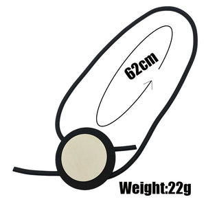 Round Choker Necklace Rubber Jewelry Women Sweater Chain Statement Necklaces