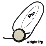 Round Choker Necklace Rubber Jewelry Women Sweater Chain Statement Necklaces