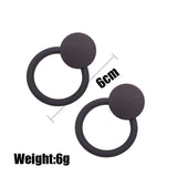 Round Statement Earrings Women Ear Jewelry Drop Earrings